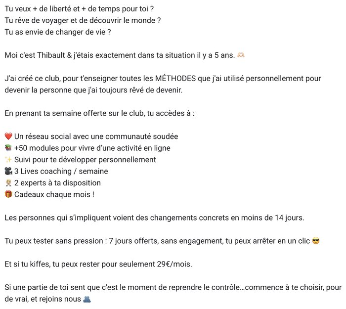 Témoignage client